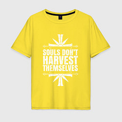 Футболка оверсайз мужская Harvest Themselves, цвет: желтый