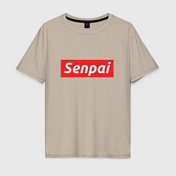 Мужская футболка оверсайз Senpai Supreme