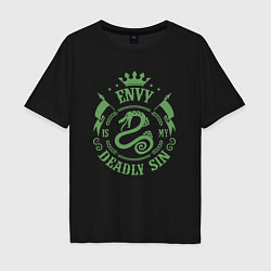 Мужская футболка оверсайз Envy: Deadly Sin