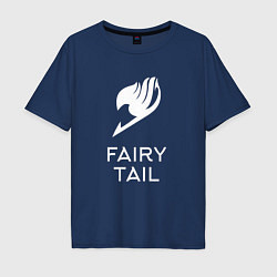 Футболка оверсайз мужская Fairy Tail, цвет: тёмно-синий