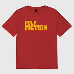 Футболка оверсайз мужская Pulp Fiction, цвет: красный