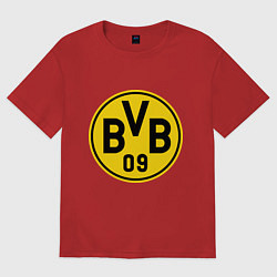 Футболка оверсайз мужская BVB 09, цвет: красный