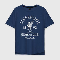 Футболка оверсайз мужская Liverpool: Football Club, цвет: тёмно-синий