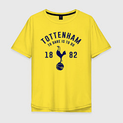 Футболка оверсайз мужская FC Tottenham 1882, цвет: желтый