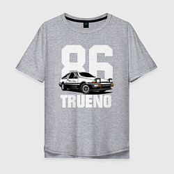 Футболка оверсайз мужская TRUENO 86, цвет: меланж