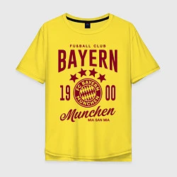 Футболка оверсайз мужская Bayern Munchen 1900, цвет: желтый