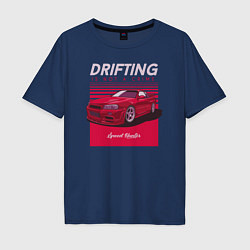 Мужская футболка оверсайз Drifting is not a Crime