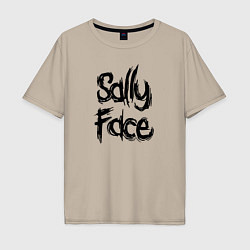 Футболка оверсайз мужская SALLY FACE, цвет: миндальный