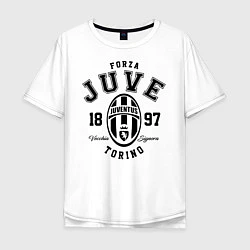 Футболка оверсайз мужская Forza Juve 1897: Torino, цвет: белый