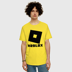 Футболка оверсайз мужская ROBLOX, цвет: желтый — фото 2
