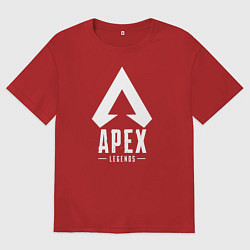 Футболка оверсайз мужская Apex Legends, цвет: красный