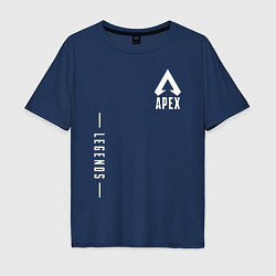 Футболка оверсайз мужская Apex Legends Gamer, цвет: тёмно-синий