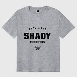 Футболка оверсайз мужская Shady records, цвет: меланж