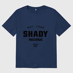 Футболка оверсайз мужская Shady records, цвет: тёмно-синий