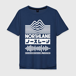 Футболка оверсайз мужская Northlane Music, цвет: тёмно-синий