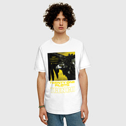 Футболка оверсайз мужская TOP: TRENCH, цвет: белый — фото 2