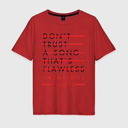Мужская футболка оверсайз 21 Pilots: Don't Trust