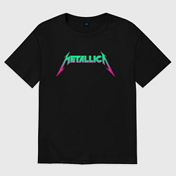 Футболка оверсайз мужская METALLICA, цвет: черный
