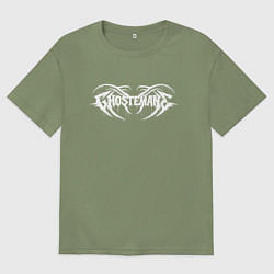 Футболка оверсайз мужская GHOSTEMANE, цвет: авокадо