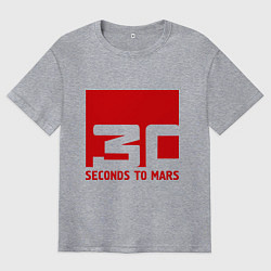 Мужская футболка оверсайз 30 seconds to mars