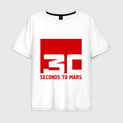 Мужская футболка оверсайз 30 seconds to mars