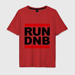 Футболка оверсайз мужская RUN DNB, цвет: красный