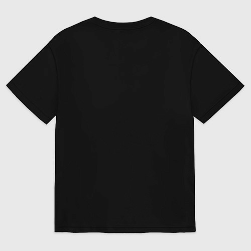 Мужская футболка оверсайз Made in Georgia (сделано в Грузии) / Черный – фото 2