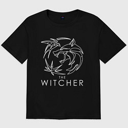 Футболка оверсайз мужская The Witcher, цвет: черный