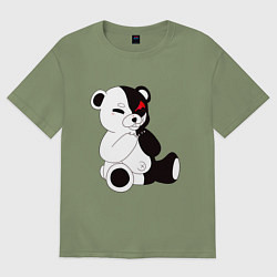 Футболка оверсайз мужская Monokuma, цвет: авокадо