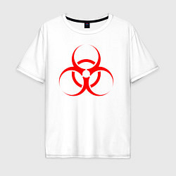Мужская футболка оверсайз BIOHAZARD