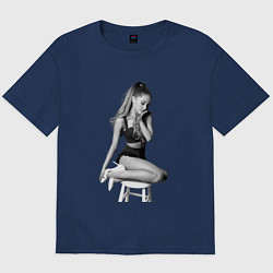 Футболка оверсайз мужская ARIANA GRANDE, цвет: тёмно-синий