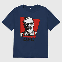 Футболка оверсайз мужская UFC, цвет: тёмно-синий