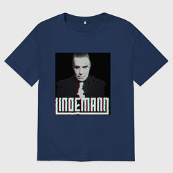 Футболка оверсайз мужская Lindeman, цвет: тёмно-синий