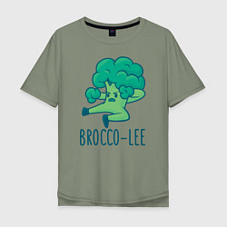 Футболка оверсайз мужская Brocco Lee, цвет: авокадо