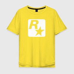 Футболка оверсайз мужская Rockstar Games, цвет: желтый
