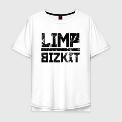 Футболка оверсайз мужская LIMP BIZKIT, цвет: белый