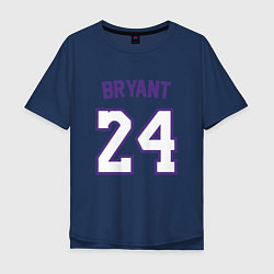 Футболка оверсайз мужская Bryant 24, цвет: тёмно-синий