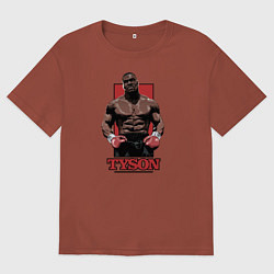 Футболка оверсайз мужская Tyson, цвет: кирпичный