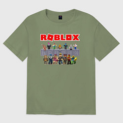 Футболка оверсайз мужская ROBLOX, цвет: авокадо