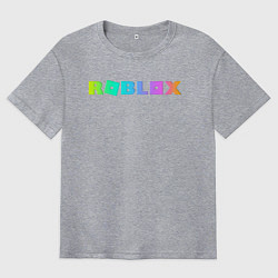 Футболка оверсайз мужская ROBLOX, цвет: меланж