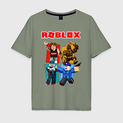 Футболка оверсайз мужская ROBLOX, цвет: авокадо