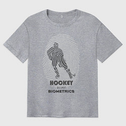 Мужская футболка оверсайз Хоккей внутри