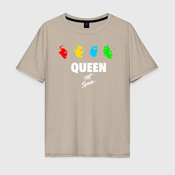 Мужская футболка оверсайз Queen