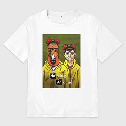 Мужская футболка оверсайз BoJack Horseman