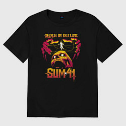Футболка оверсайз мужская Sum 41 Order In Decline, цвет: черный