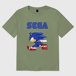Футболка оверсайз мужская SEGA, цвет: авокадо