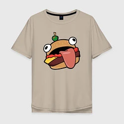 Футболка оверсайз мужская Fortnite Burger, цвет: миндальный