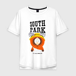Футболка оверсайз мужская South Park Кенни, цвет: белый