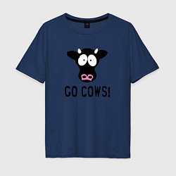 Мужская футболка оверсайз South Park Go Cows!