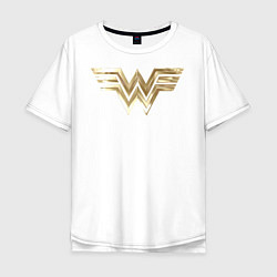 Мужская футболка оверсайз Wonder Woman logo